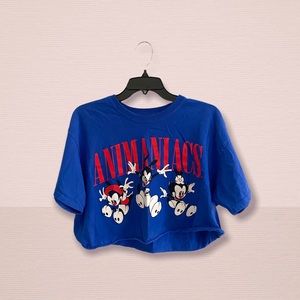 Cropped animaniacs graphic t-shirt